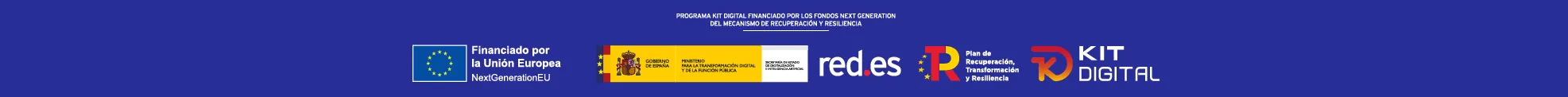 Página web financiada por el Kit Digital